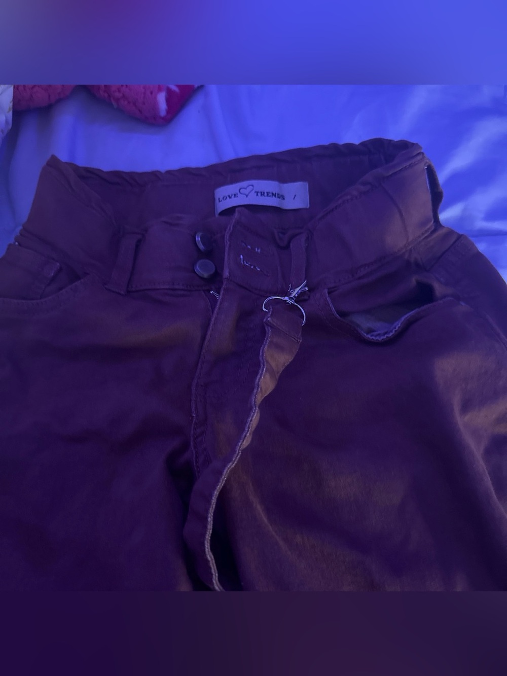 Love + Trends High-Waist Pants in brown